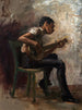 The Banjo Player - Thomas Eakins — artwork view