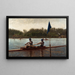 The Biglin Brothers Turning the Buoy - Thomas Eakins — framed artwork on a wall