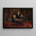 The Chess Players - Thomas Eakins — framed artwork on a wall