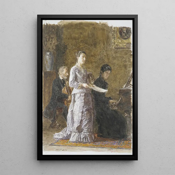 The Pathetic Song - Thomas Eakins — framed artwork on a wall