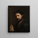 The portrait of veteran George Reynolds - Thomas Eakins — framed artwork on a wall