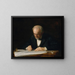 The Master of the Writing - Thomas Eakins — framed artwork on a wall