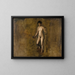 The Model by William Rush - Thomas Eakins — framed artwork on a wall