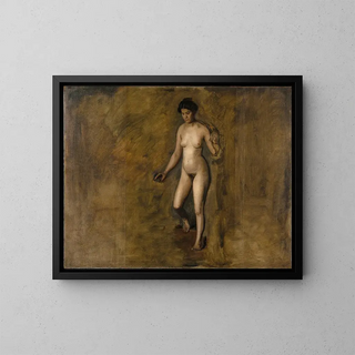 The Model by William Rush - Thomas Eakins — framed artwork on a wall