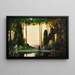 An Enchanted Garden - Thomas Edwin Mostyn — framed artwork on a wall