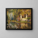 By the Water's Edge - Thomas Edwin Mostyn — framed artwork on a wall