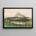 Vue de Bad Aussee avec le mont Loser - Thomas Ender — framed artwork on a wall