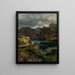 View of Lake Garda - Thomas Ender — framed artwork on a wall