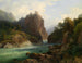 View of Zenoburg near Meran - Thomas Ender — artwork view