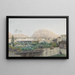 View of a Garden in Bolzano - Thomas Ender — framed artwork on a wall