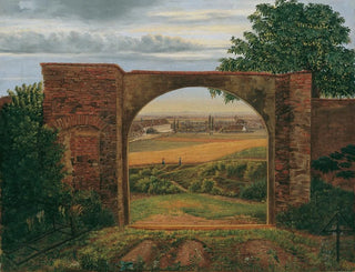 The cemetery gate near Vienna - Thomas Ender — artwork view