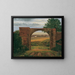 The cemetery gate near Vienna - Thomas Ender — framed artwork on a wall