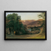 Landscape Painting near Ischl - Thomas Ender — framed artwork on a wall
