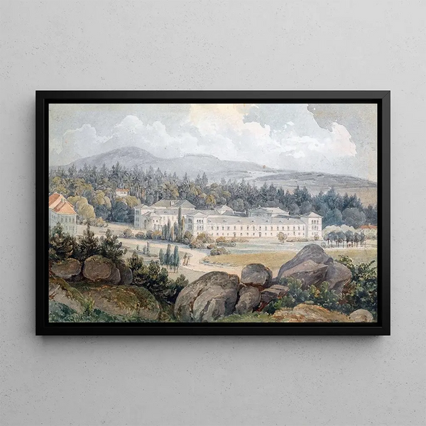 Königswart Painting - Thomas Ender — framed artwork on a wall
