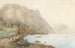 the Attersee motif with the Höllengebirge and staffage figures - Thomas Ender — artwork view