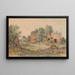 Ruins of Muráň Castle in Slovakia - Thomas Ender — framed artwork on a wall