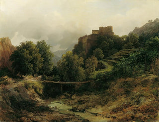 Château de Tirol près de Meran - Thomas Ender — artwork view