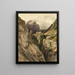 La forteresse de Flitch - Thomas Ender — framed artwork on a wall