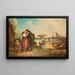 Return from Fishing - Thomas F Burn — framed artwork on a wall