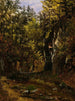 a forest road with an altar - Thomas Fearnley — artwork view