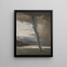 A marine squall over the Bay of Naples - Thomas Fearnley — framed artwork on a wall
