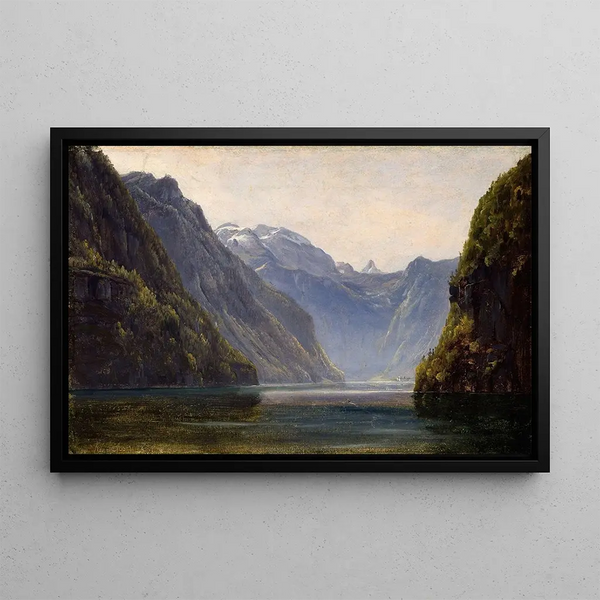 From Königssee - Thomas Fearnley — framed artwork on a wall