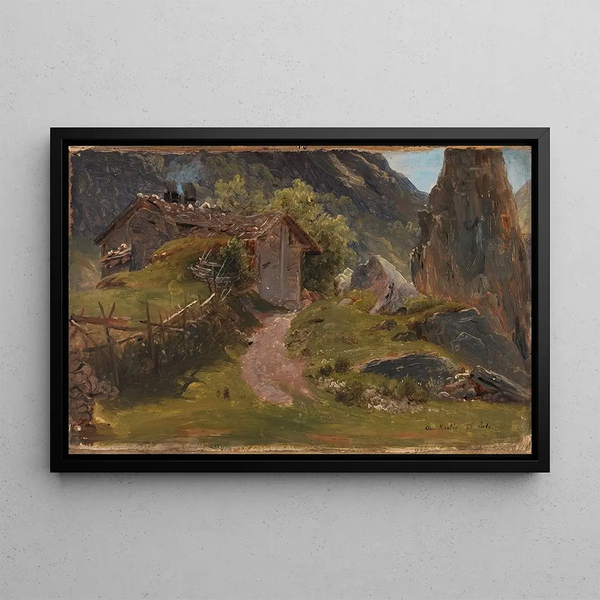 from Oberhasli in Switzerland - Thomas Fearnley — framed artwork on a wall
