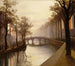 La procession cérémonielle du roi Guillaume II à Amsterdam en 1840 - Thomas Fearnley — artwork view