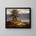 Landscape with a Traveler - Thomas Fearnley — framed artwork on a wall