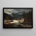 Norwegian Landscape Painting, Marumfoss - Thomas Fearnley — framed artwork on a wall