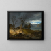 Cavalier dans un paysage - Thomas Fearnley — framed artwork on a wall
