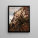 Rock at Berchtesgaden - Thomas Fearnley — framed artwork on a wall