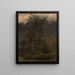 Study of Birches in Romsdal - Thomas Fearnley — framed artwork on a wall