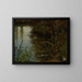 Study of Water and Plants - Thomas Fearnley — framed artwork on a wall
