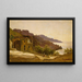 Terrace near Amalfi - Thomas Fearnley — framed artwork on a wall