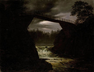 The Hauge Bridge near Arendal - Thomas Fearnley — artwork view