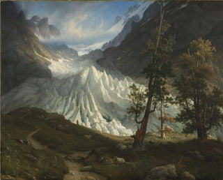 The Glacier of Grindelwald - Thomas Fearnley — artwork view