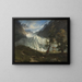 The Glacier of Grindelwald - Thomas Fearnley — framed artwork on a wall