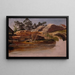 Cour à bois - Thomas Fearnley — framed artwork on a wall