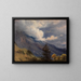 View of Grindelwald in Switzerland - Thomas Fearnley — framed artwork on a wall