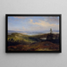 View of the Oslofjord - Thomas Fearnley — framed artwork on a wall