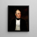 Portrait of Sam Houston 1793-1863 - Thomas Flintoff — framed artwork on a wall