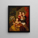 Portrait of the Jones children of Galveston - Thomas Flintoff — framed artwork on a wall