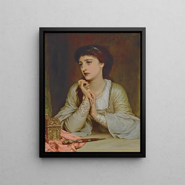 Juliette - Thomas Francis Dicksee — framed artwork on a wall