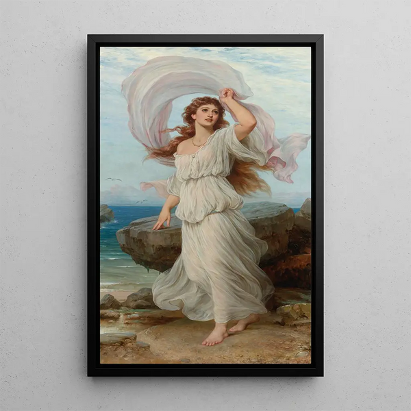 Miranda - Thomas Francis Dicksee — framed artwork on a wall