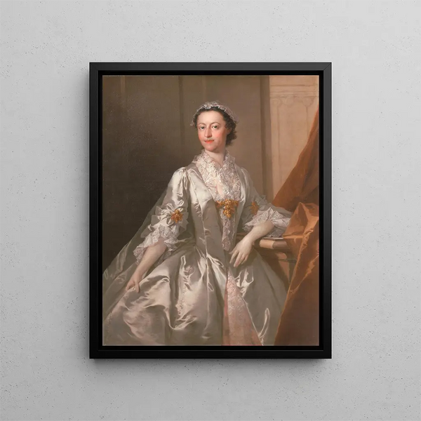 Mrs. Wardle - Thomas Frye — framed artwork on a wall