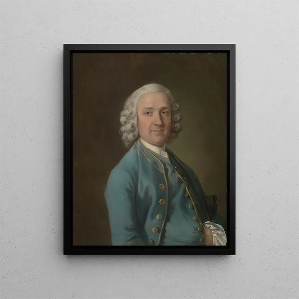A man called M. Wood, the dance master - Thomas Gainsborough — framed artwork on a wall