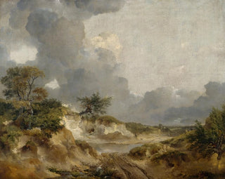 A View in Suffolk - Thomas Gainsborough — artwork view