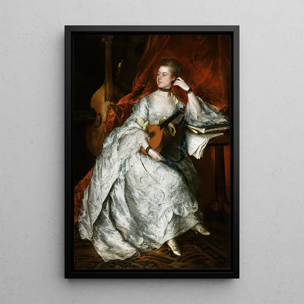 Ann Ford later Mrs. Philip Thicknesse - Thomas Gainsborough — framed artwork on a wall