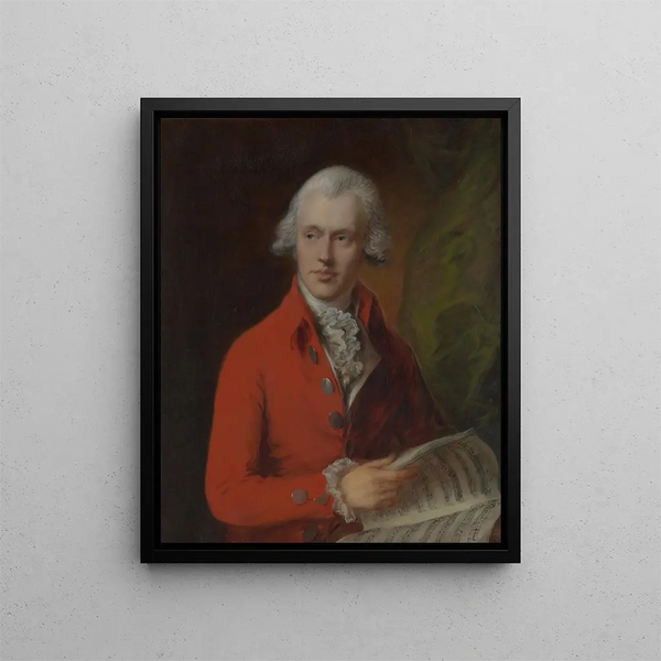 Charles Rousseau Burney 1747-1819 - Thomas Gainsborough — framed artwork on a wall